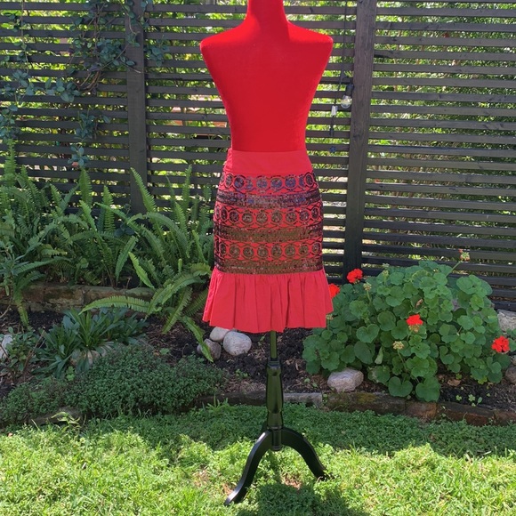 Anthropologie Sequined Suelta Skirt  8 - Picture 8 of 11